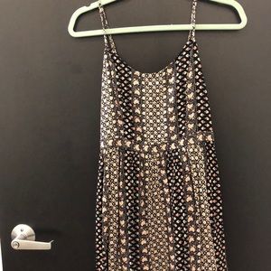 Back Cut Out Floral Dress